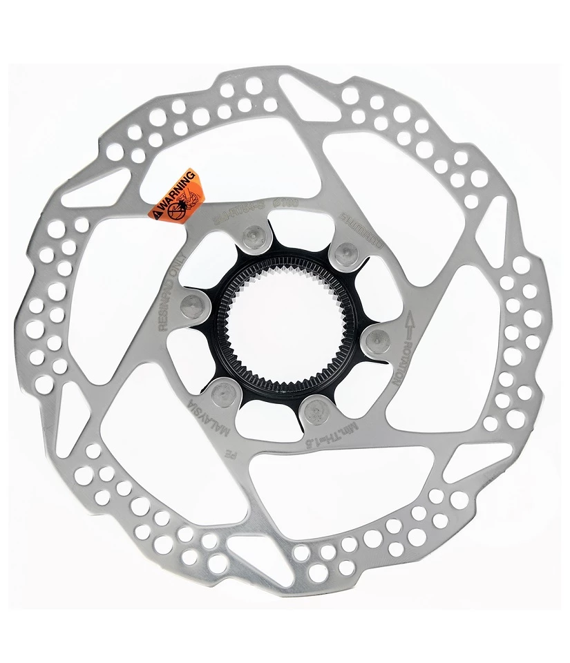 Bromsskiva Shimano RT54S Alivio För Centerlock Infästning Utan Låsring. 3 Bromsskiva Shimano RT54S Alivio För Centerlock Infästning Utan Låsring.