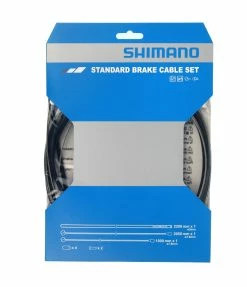 Bromsvajerset Shimano MTB Med Vajer Och Svarta Hölje.