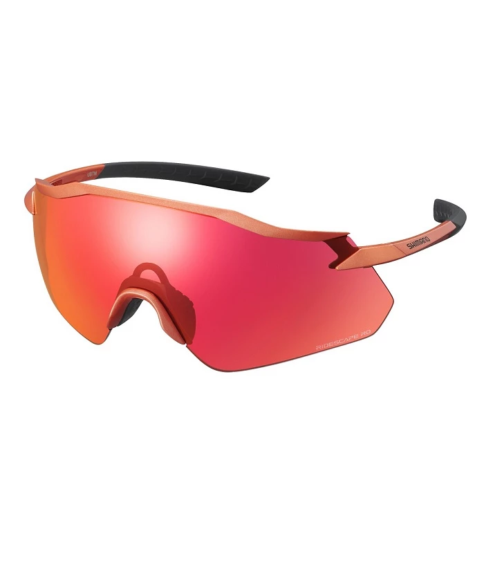 Shimano Glasögon Equinox 4 Ridescape Landsväg Metallic Orange Båge 3 Shimano Glasögon Equinox 4 Ridescape Landsväg Metallic Orange Båge