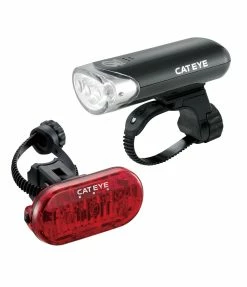 Cateye Belysningset Cat Eye Fram HL-EL135 Bak Omni