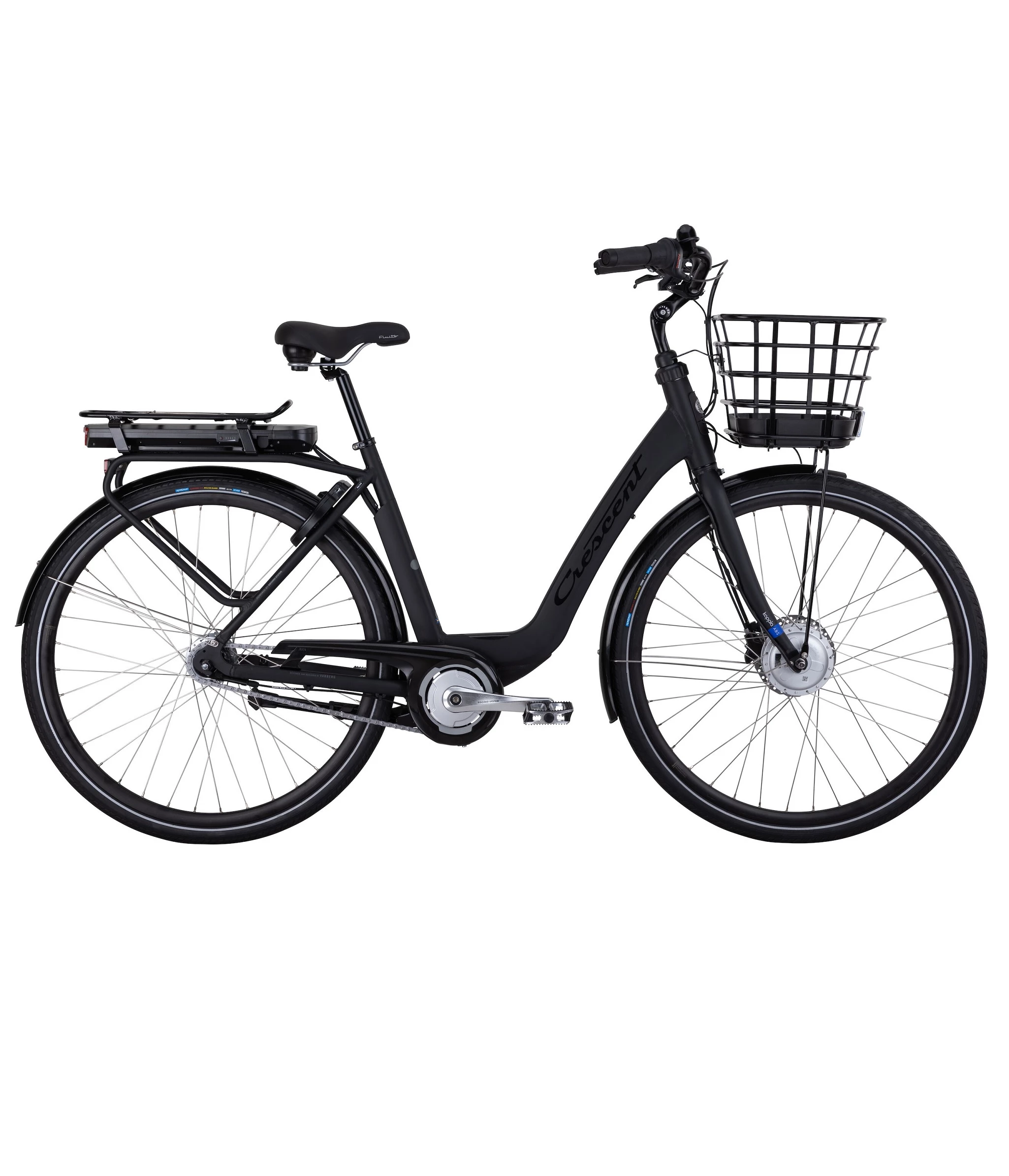 El-assisterad Crescent 9B7 Elma Damcykel 7vxl Med Fotbroms Och ABS-broms Fram 2022 års. 3 El-assisterad Crescent 9B7 Elma Damcykel 7vxl Med Fotbroms Och ABS-broms Fram 2022 års.