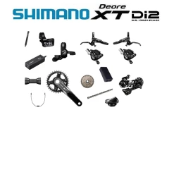 Shimano XT M8050 Grupp Di2, Dubbel