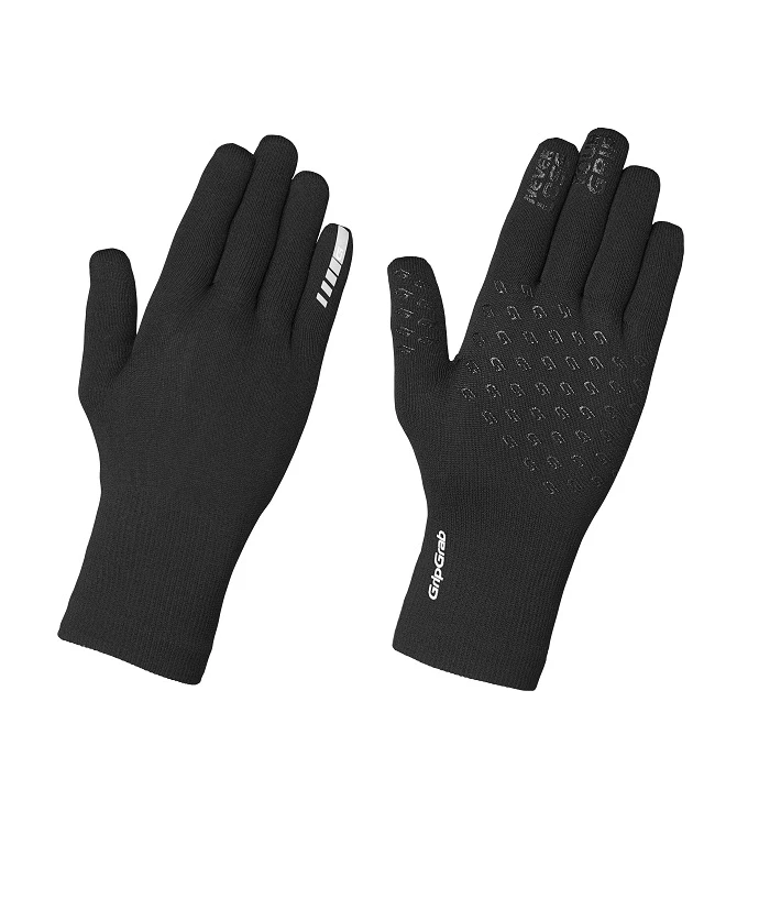 GripGrab Waterproof Knitted Thermal Gloves Svarta Eller Blåa 3 GripGrab Waterproof Knitted Thermal Gloves Svarta Eller Blåa