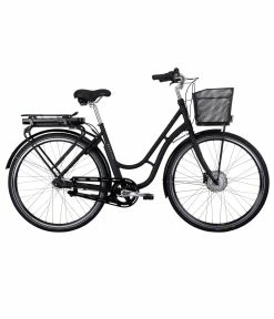 Crescent El-assisteradcykel Monark E-karin Damcykel 7vxl Med Fotbroms 2022 års.