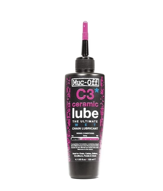 Muc-Off Wet Lube C3 Ceramic 120 Ml. 3 Muc-Off Wet Lube C3 Ceramic 120 Ml.