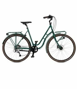 Skeppshult 2023 Natur 30 9-växlad Damcykel I Färgen Royal Green. Limited Edition.