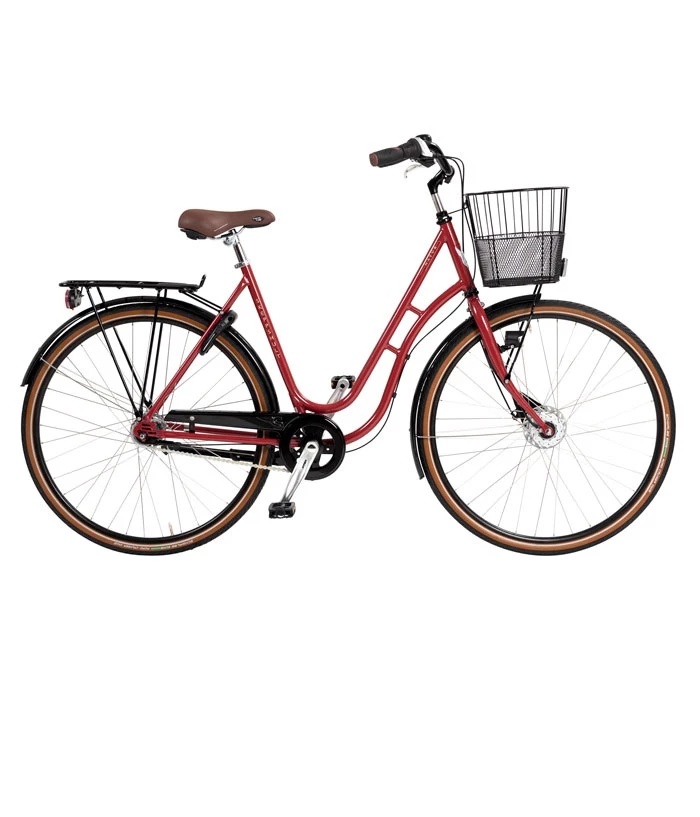 Skeppshult 2023 Natur 7-växlad Damcykel I Färgen Lingon 3 Skeppshult 2023 Natur 7-växlad Damcykel I Färgen Lingon