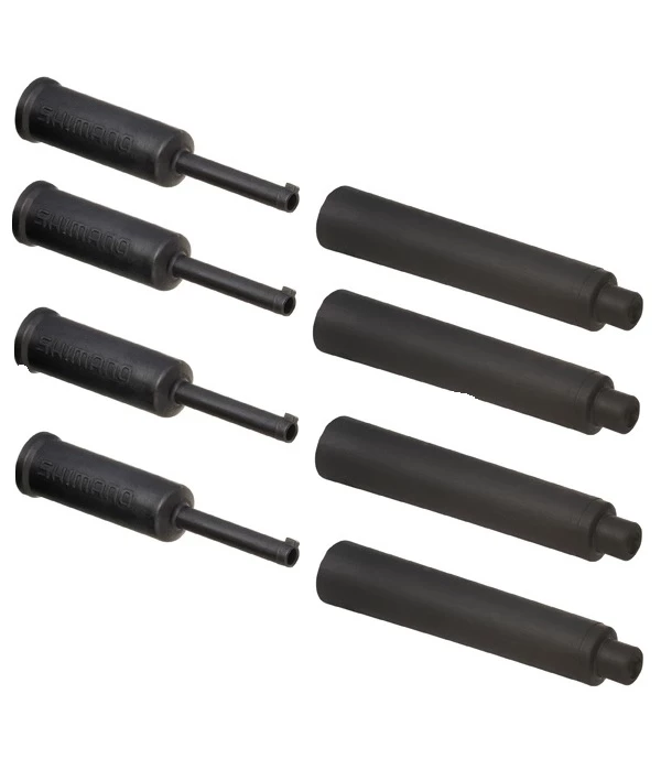 Ändhylsor Shimano För Växelvajerhölje 4st Med Pip Och Tätande Gummibälg 3 Ändhylsor Shimano För Växelvajerhölje 4st Med Pip Och Tätande Gummibälg