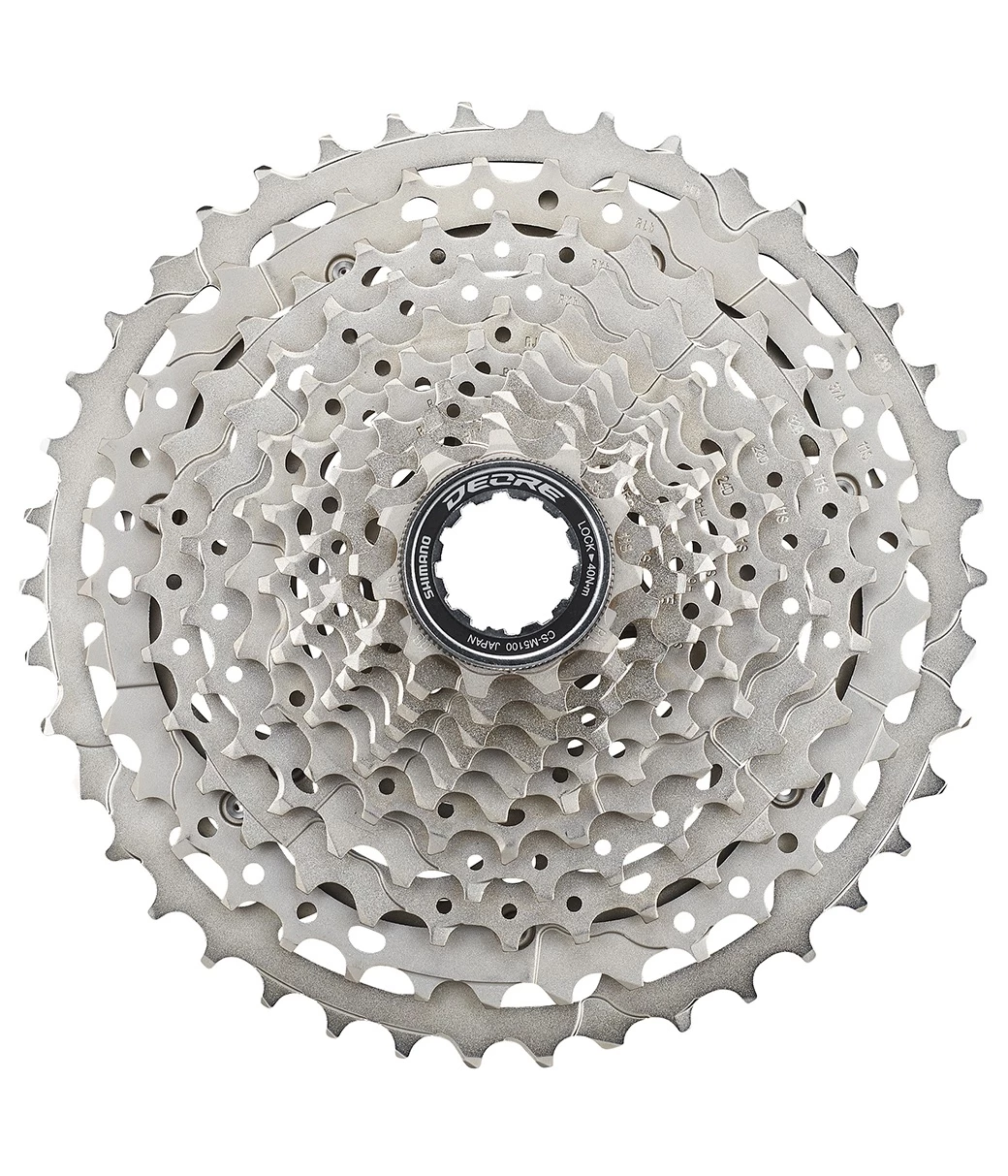 Kassett Shimano Deore CS-M5100 11-växlad 11-42T Och 11-51T 4 Kassett Shimano Deore CS-M5100 11-växlad 11-42T Och 11-51T - Bild 2