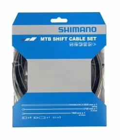 Växelvajerset Shimano Optislick OT-SP-41 Växelvajerset Med PTFE Behandlade Höljen Till En Cykel.