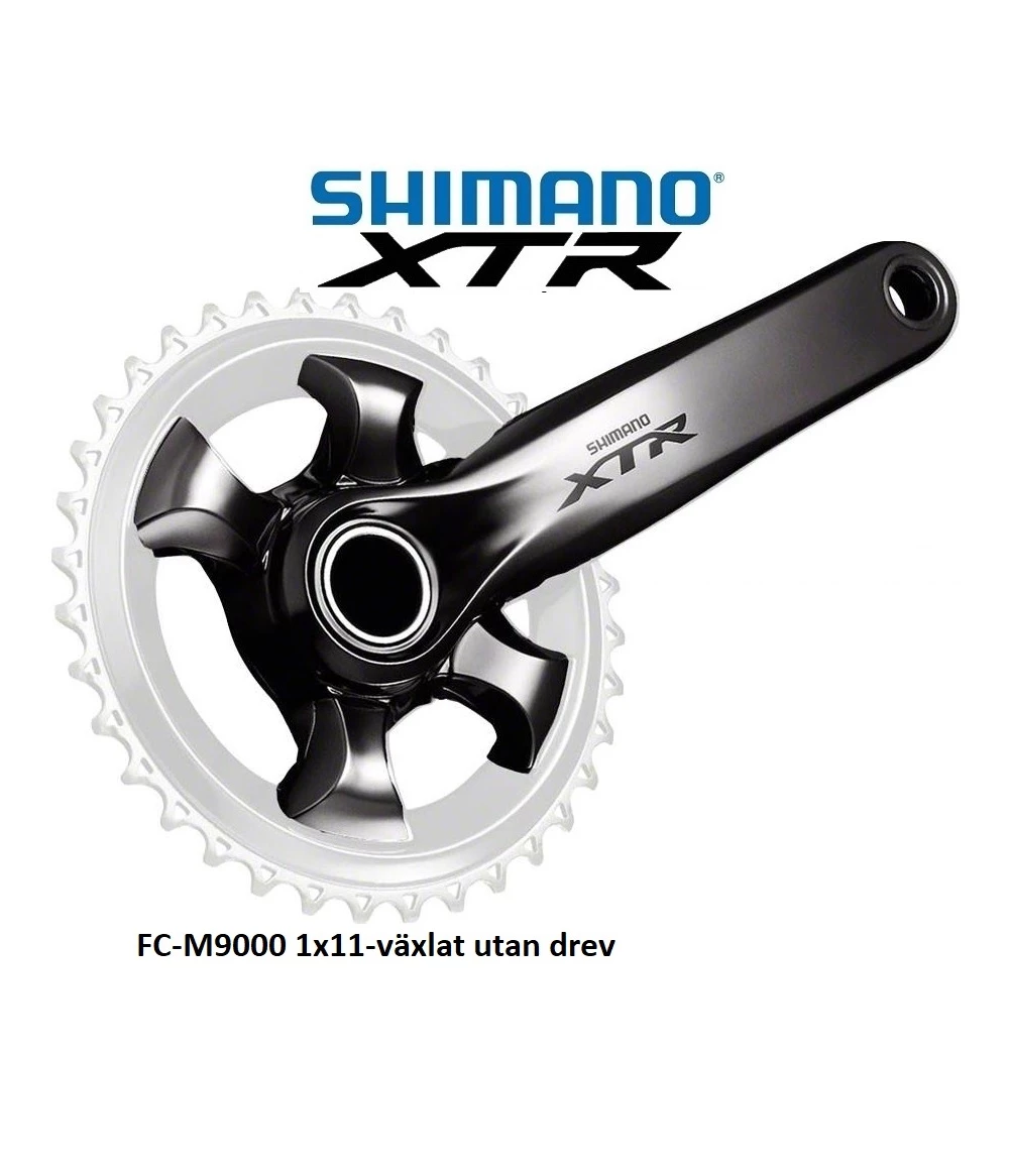Vevparti Shimano XTR FC-M9000 För 1×11-växlat 3 Vevparti Shimano XTR FC-M9000 För 1×11-växlat