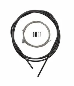 Bromsvajerset Shimano MTB Med Rostfri Vajer Och Svart Hölje.