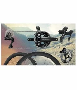 Komponentgrupp Shimano Ultegra R8100 Di2 12-växlad 50/34 Tandat