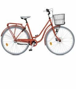 Damcykel Skeppshult Smile 53cm 2023 års Modell I Färgen Tegel 3 Eller 7 Växlar