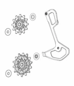Sram GX Eagle Pulley Hjul Med Standard Lager Och Inner Cage