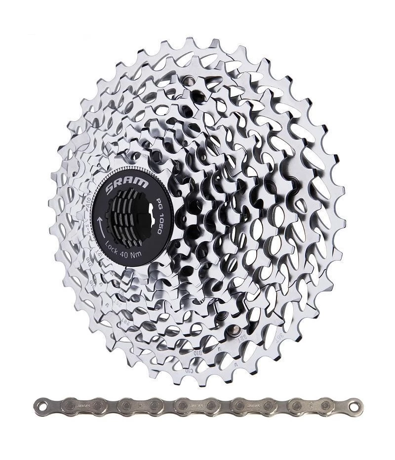 Kassett/Kedja Sram PG1050/PC1031 Kedja Och Kassett 3 Kassett/Kedja Sram PG1050/PC1031 Kedja Och Kassett