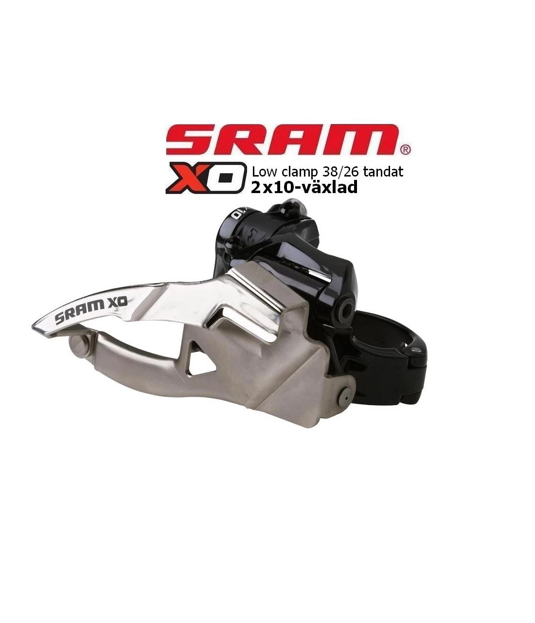 Framväxel Sram X0 Lågklamma 2×10-vxl 3 Framväxel Sram X0 Lågklamma 2×10-vxl