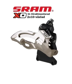 Framväxel Sram X0 S1 Direktmonterad 2×10-vxl