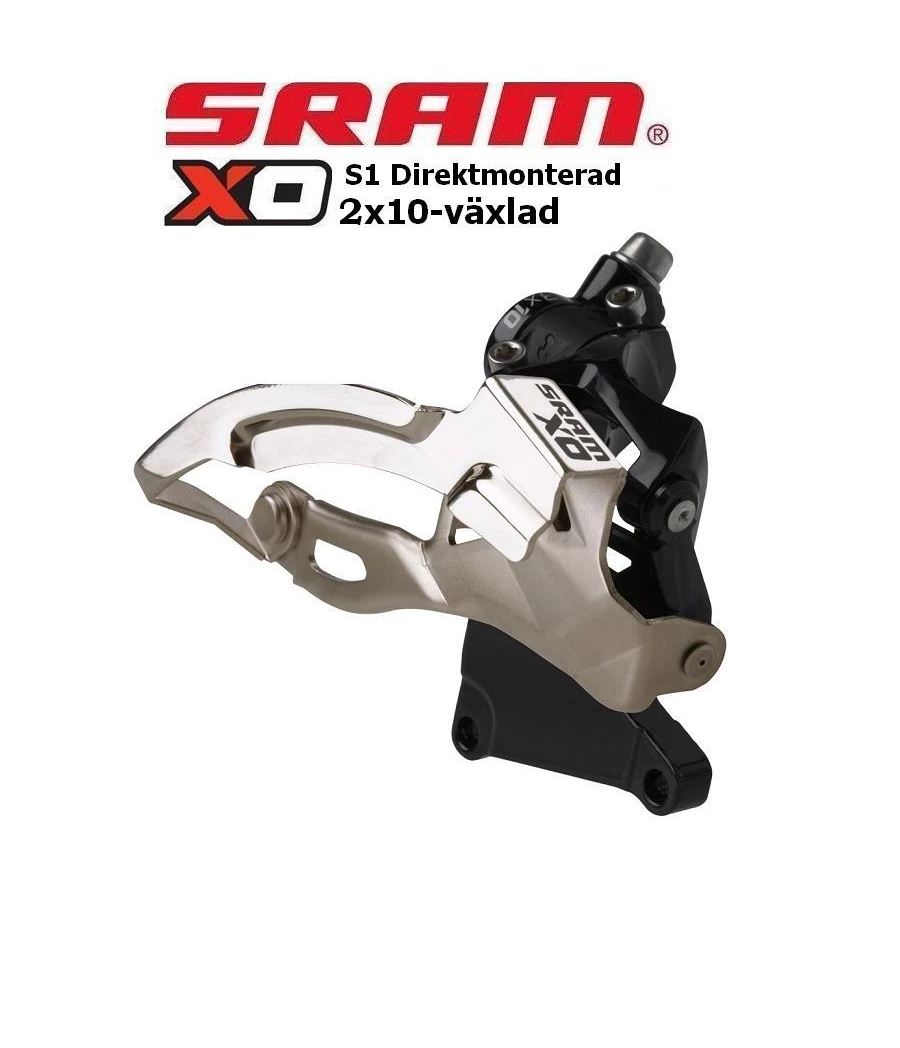 Framväxel Sram X0 S1 Direktmonterad 2×10-vxl 3 Framväxel Sram X0 S1 Direktmonterad 2×10-vxl