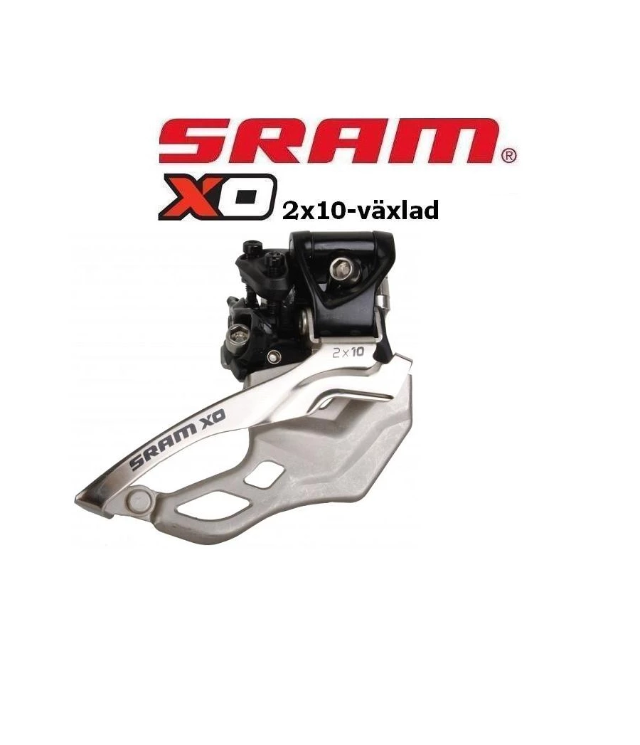 Framväxel Sram X0 Högklamma 2×10-vxl 3 Framväxel Sram X0 Högklamma 2×10-vxl