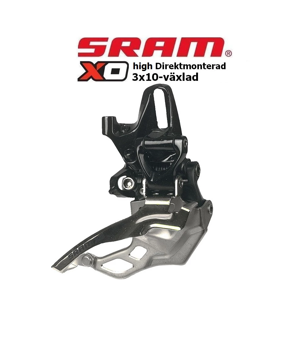 Framväxel Sram X0 High Direktmonterad Compact 3×10-vxl 3 Framväxel Sram X0 High Direktmonterad Compact 3×10-vxl