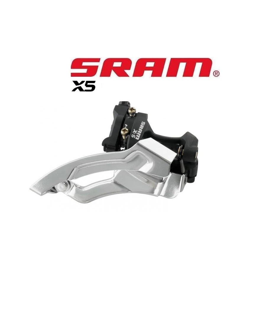 Framväxel Sram X5 Lågklamma 3×9-vxl 3 Framväxel Sram X5 Lågklamma 3×9-vxl