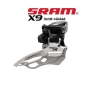 Framväxel Sram X9 Högklamma 3×10-vxl 1 Framväxel Sram X9 Högklamma 3×10-vxl -Cyklar Shop Sram X9 3x10 1