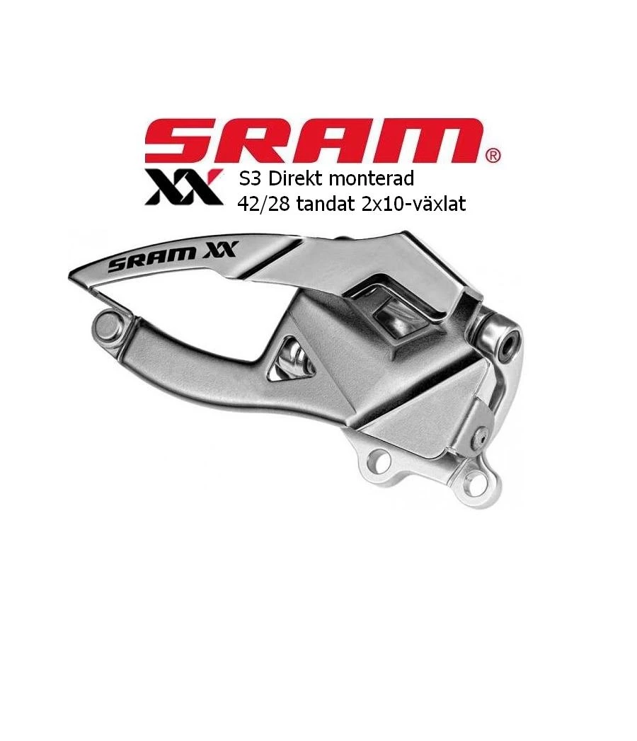 Framväxel Sram XX S3 Direktmonterad 2×10-vxl 3 Framväxel Sram XX S3 Direktmonterad 2×10-vxl