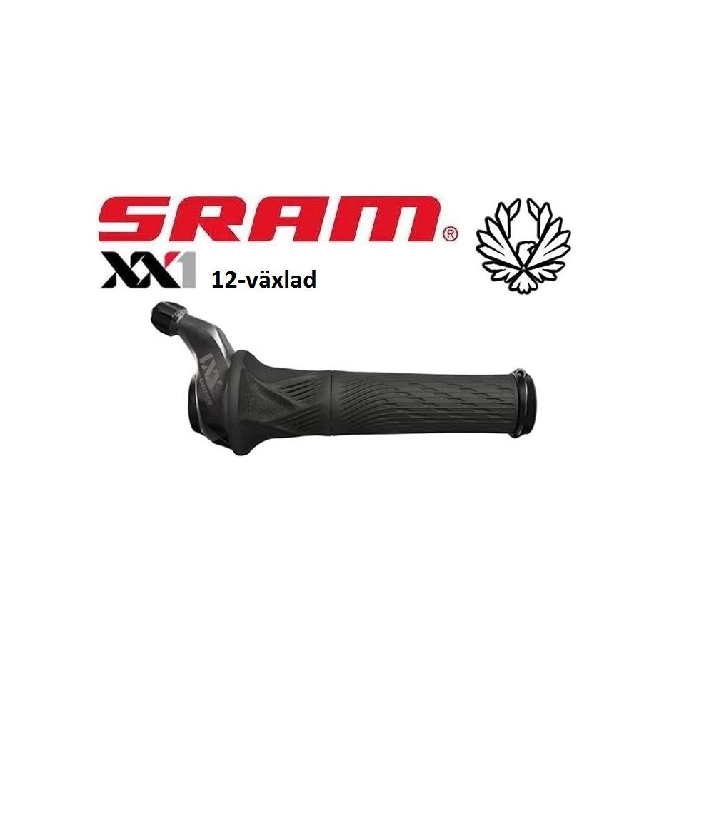 Växelreglage Sram Twist Shifter XX1 Eagle Svart 12-vxl 3 Växelreglage Sram Twist Shifter XX1 Eagle Svart 12-vxl