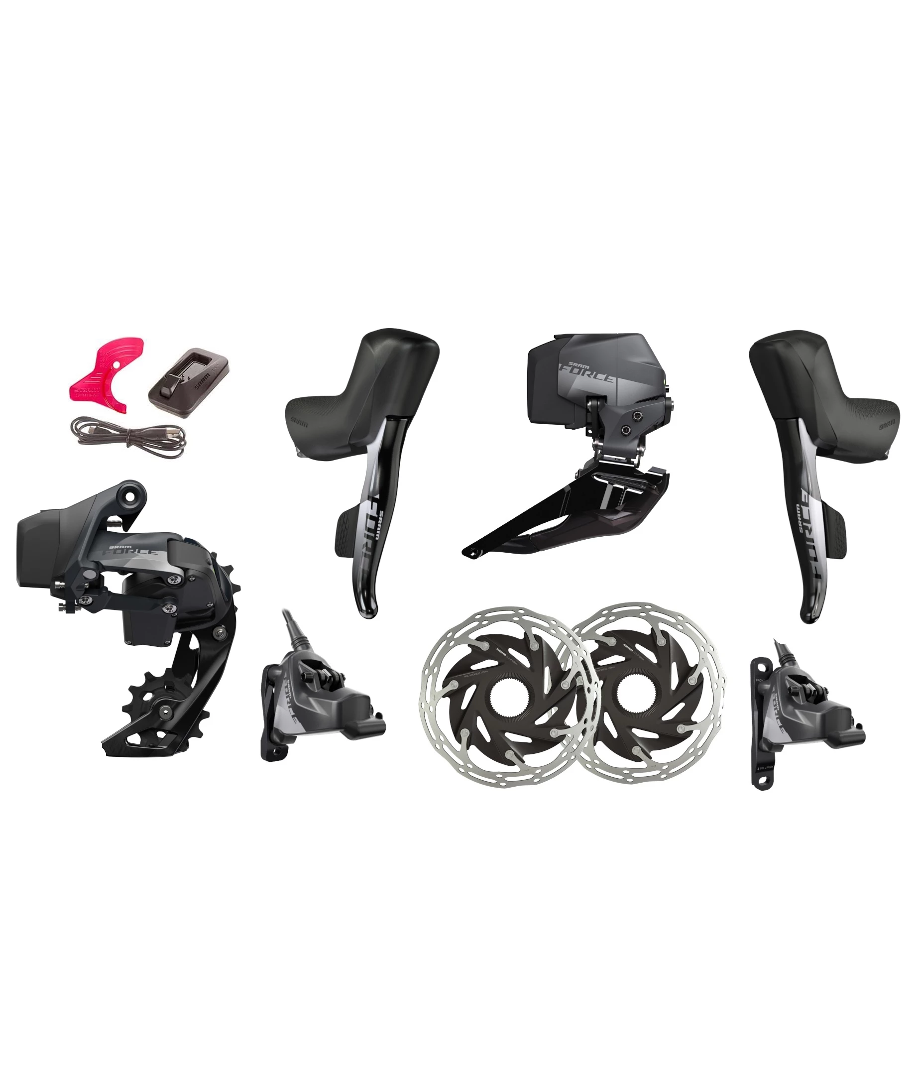 Sram Force AXS ETap Disc Flat Mount Elektroniskt Uppgraderingskit 3 Sram Force AXS ETap Disc Flat Mount Elektroniskt Uppgraderingskit