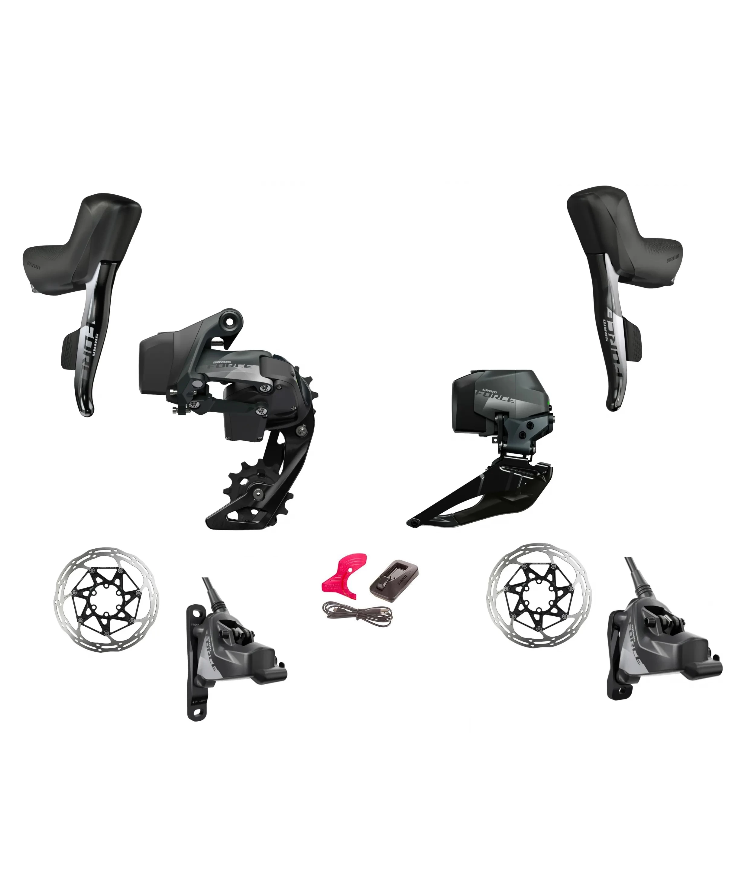 Sram Force AXS ETap Disc Flat Mount Elektroniskt Uppgraderingskit 3 Sram Force AXS ETap Disc Flat Mount Elektroniskt Uppgraderingskit