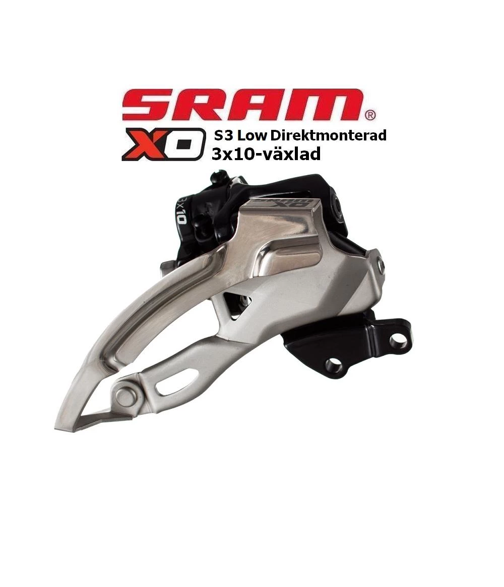 Framväxel Sram X0 S3 Direktmonterad 3×10-vxl 3 Framväxel Sram X0 S3 Direktmonterad 3×10-vxl