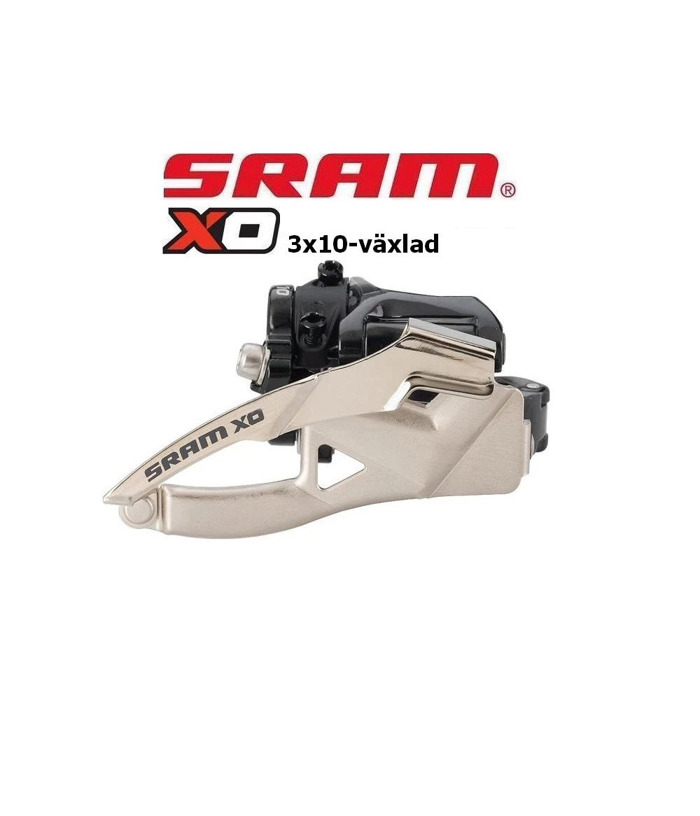 Framväxel Sram X0 Lågklamma 3×10-vxl 3 Framväxel Sram X0 Lågklamma 3×10-vxl