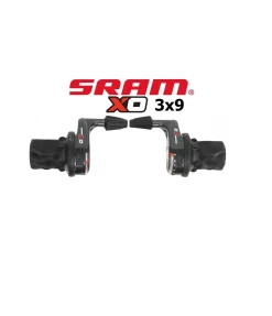 Växelreglage Sram X0 Twist Shifter Set 3×9-vxl