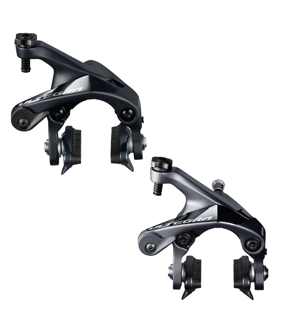 Racerbromsar Shimano Ultegra BR-R8000 Grå Par Fram Och Bak . 3 Racerbromsar Shimano Ultegra BR-R8000 Grå Par Fram Och Bak .