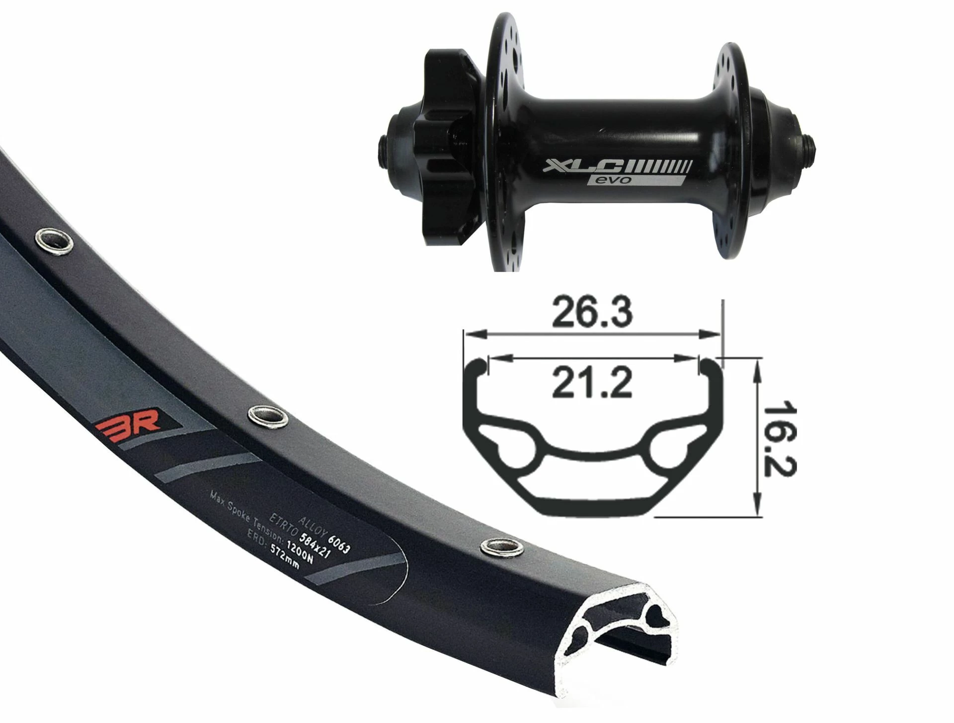 Framhjul XLC Framhjul 27,5″ Rodi Disc FW-A15 15 X 100 Mm 3 Framhjul XLC Framhjul 27,5″ Rodi Disc FW-A15 15 X 100 Mm