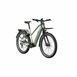 Elcykel Hybrid Crescent Elska 20S, 5vxl Grön 2023 års 8 Elcykel Hybrid Crescent Elska 20S, 5vxl Grön 2023 års -Cyklar Shop YEC535 31crescent elska20S dustygreen side