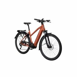 Elcykel Hybrid Crescent Elda 20S, 10vxl Orange 2023 års 7 Elcykel Hybrid Crescent Elda 20S, 10vxl Orange 2023 års -Cyklar Shop YEC710 21crescent elda orange lava front