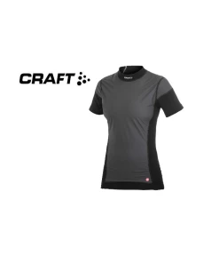 Craft Zero Extreme Kortärmad Dam Undertröja Med Gore Windstopper Vindskydd Fram