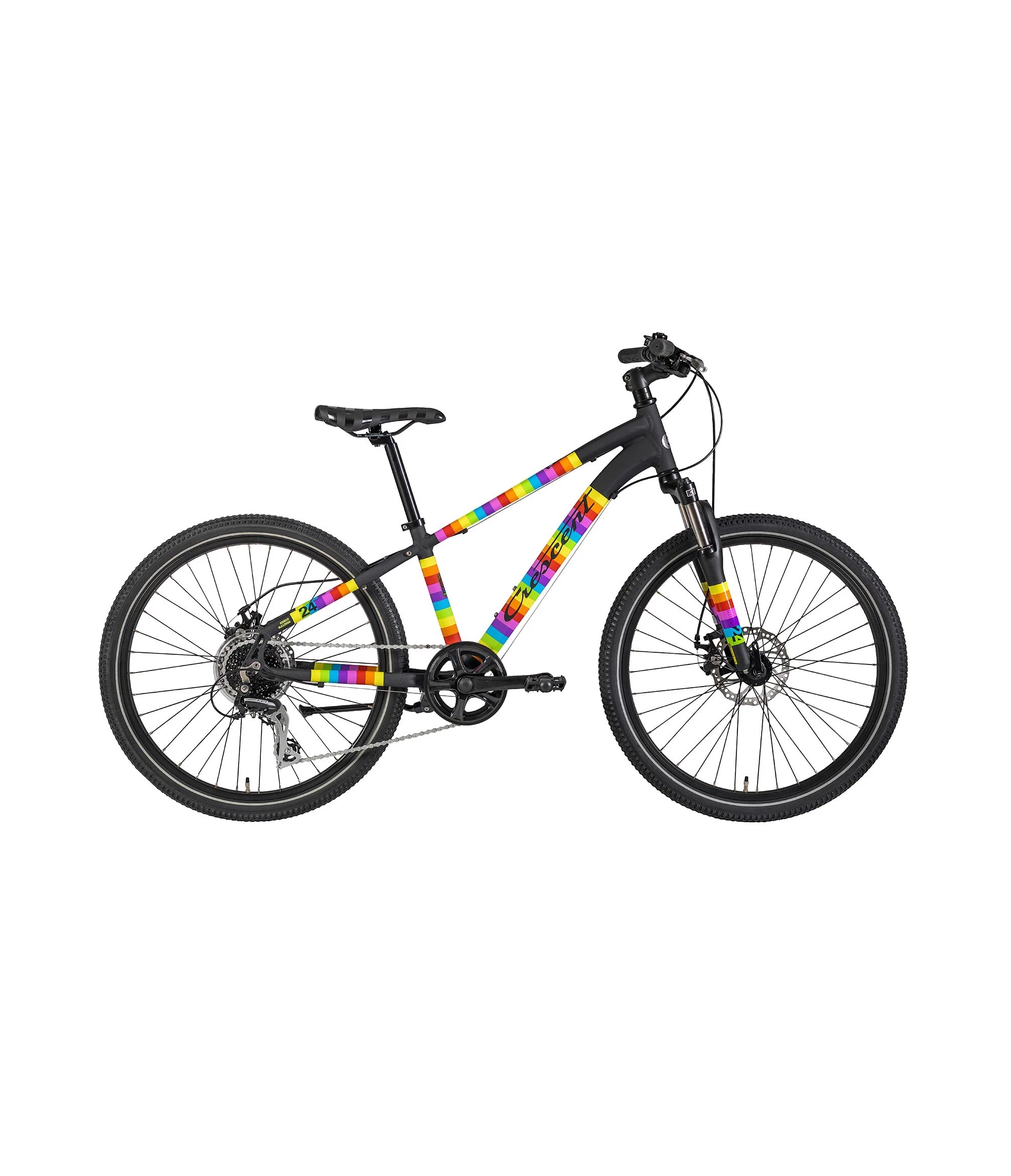 Barncykel 24″ Crescent Vale 8-växlad Pojkcykel Regnbåge 3 Barncykel 24″ Crescent Vale 8-växlad Pojkcykel Regnbåge