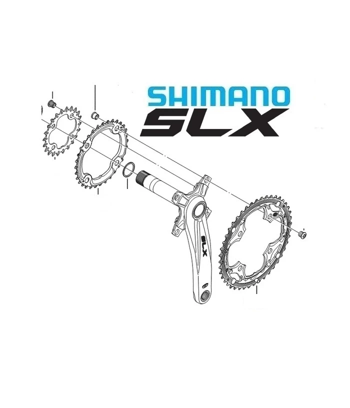 Drev Shimano SLX M660 3 Drev Shimano SLX M660