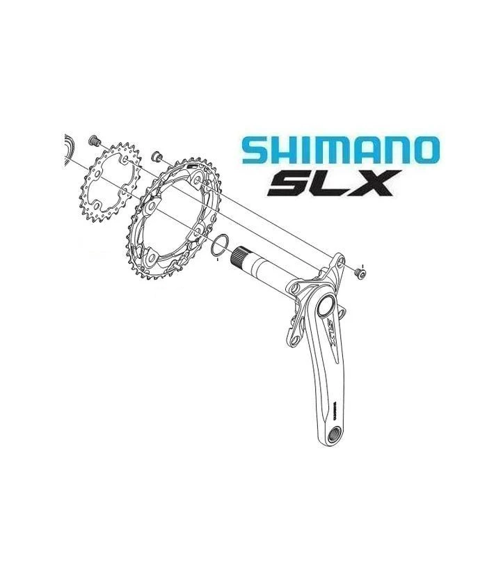 Drev Shimano SLX M675 3 Drev Shimano SLX M675