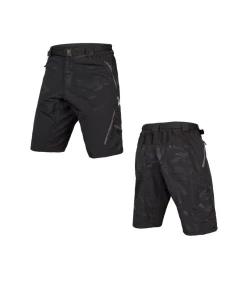 Endura Hummvee Shorts Med Innerbyxa I Black Camo Färg.