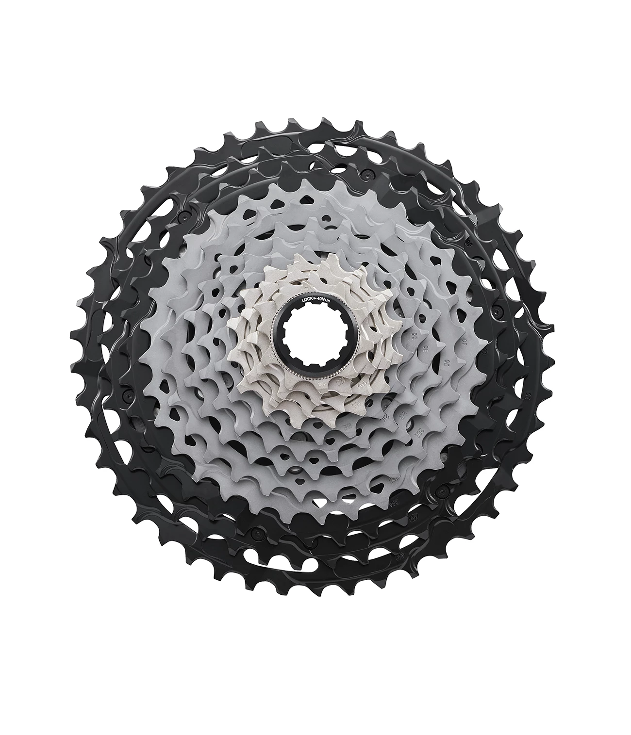 Kassett Shimano XTR CS-M9101 10-45 Och 10-51 Tandat 12-växlad 3 Kassett Shimano XTR CS-M9101 10-45 Och 10-51 Tandat 12-växlad