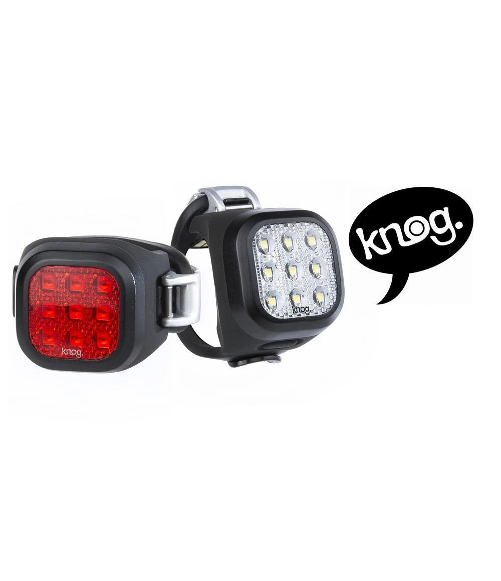 Knog Blinder Mini Niner Twinpack Fram Och Baklampa 3 Knog Blinder Mini Niner Twinpack Fram Och Baklampa
