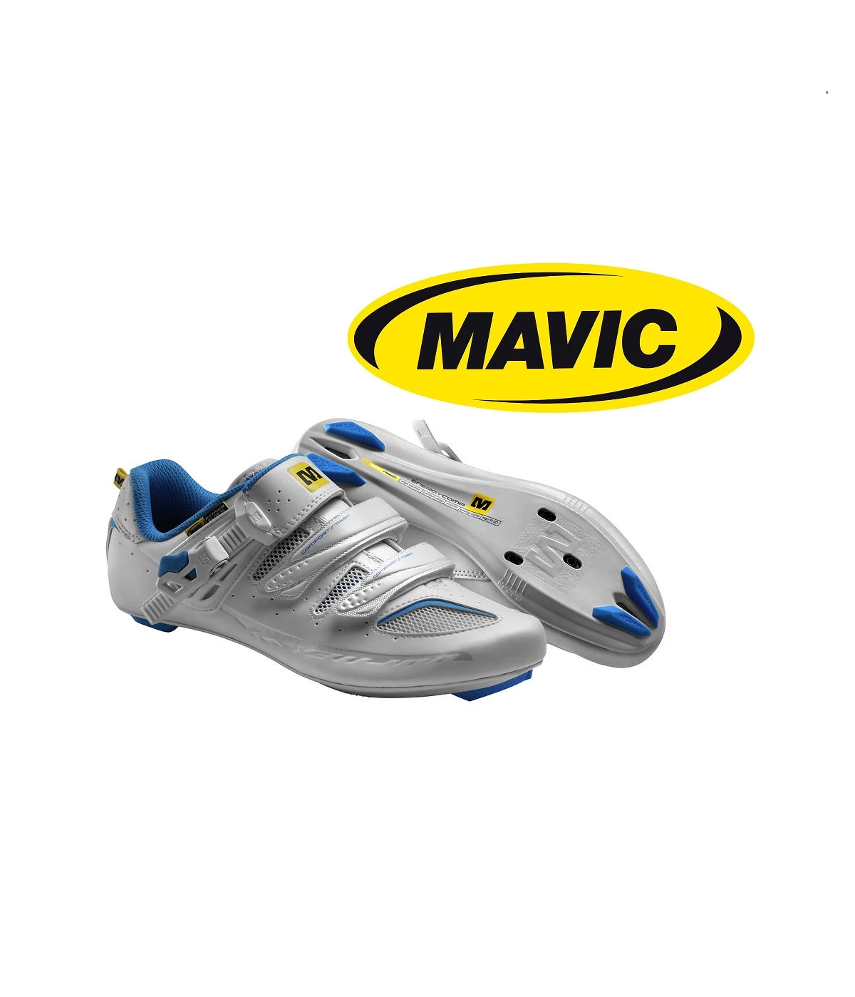 Mavic Ksyrium Elite Racer-cykelsko I Vitt. 3 Mavic Ksyrium Elite Racer-cykelsko I Vitt.