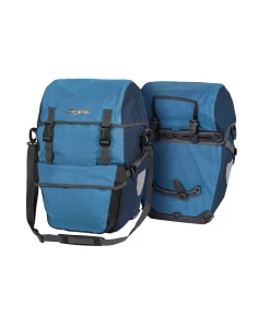 Ortlieb Bike-Packer Plus I Denim/stål Blå