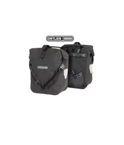 Ortlieb Front-roller I Svart Hi-vis (par)