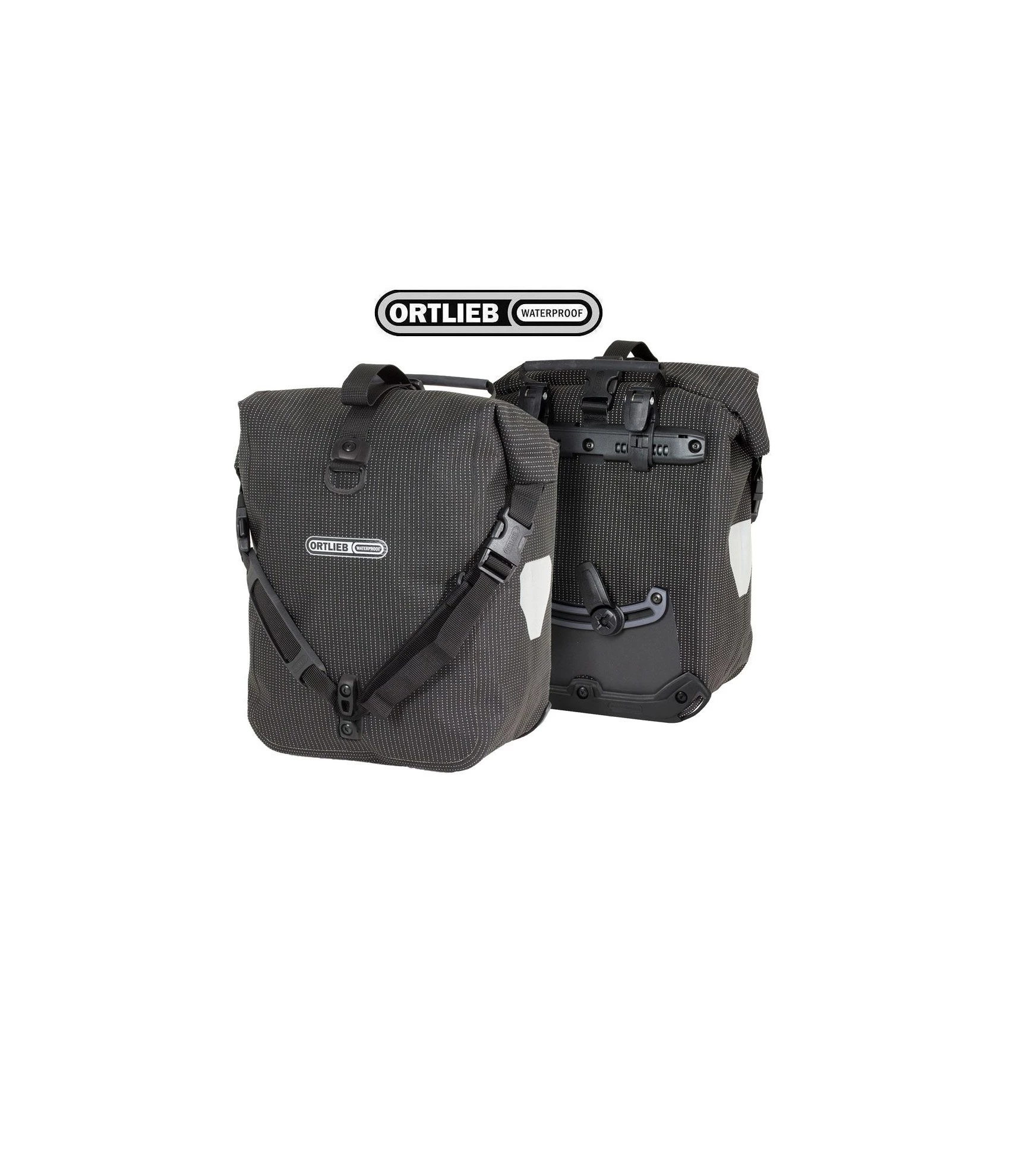 Ortlieb Front-roller I Svart Hi-vis (par) 3 Ortlieb Front-roller I Svart Hi-vis (par)