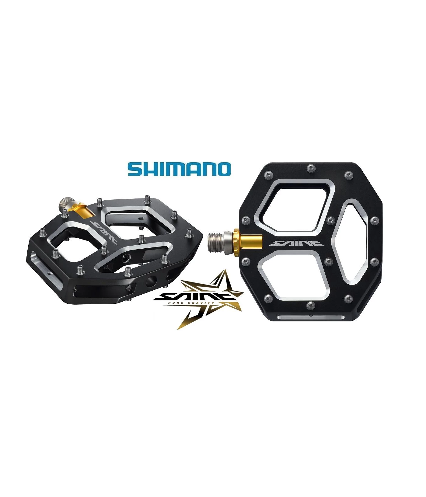 Pedaler Shimano Saint PD-M828 Plattform 3 Pedaler Shimano Saint PD-M828 Plattform